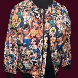 Sand Oner Doll Collage Bomber Jacket Boutique Edition 2018 L/XL